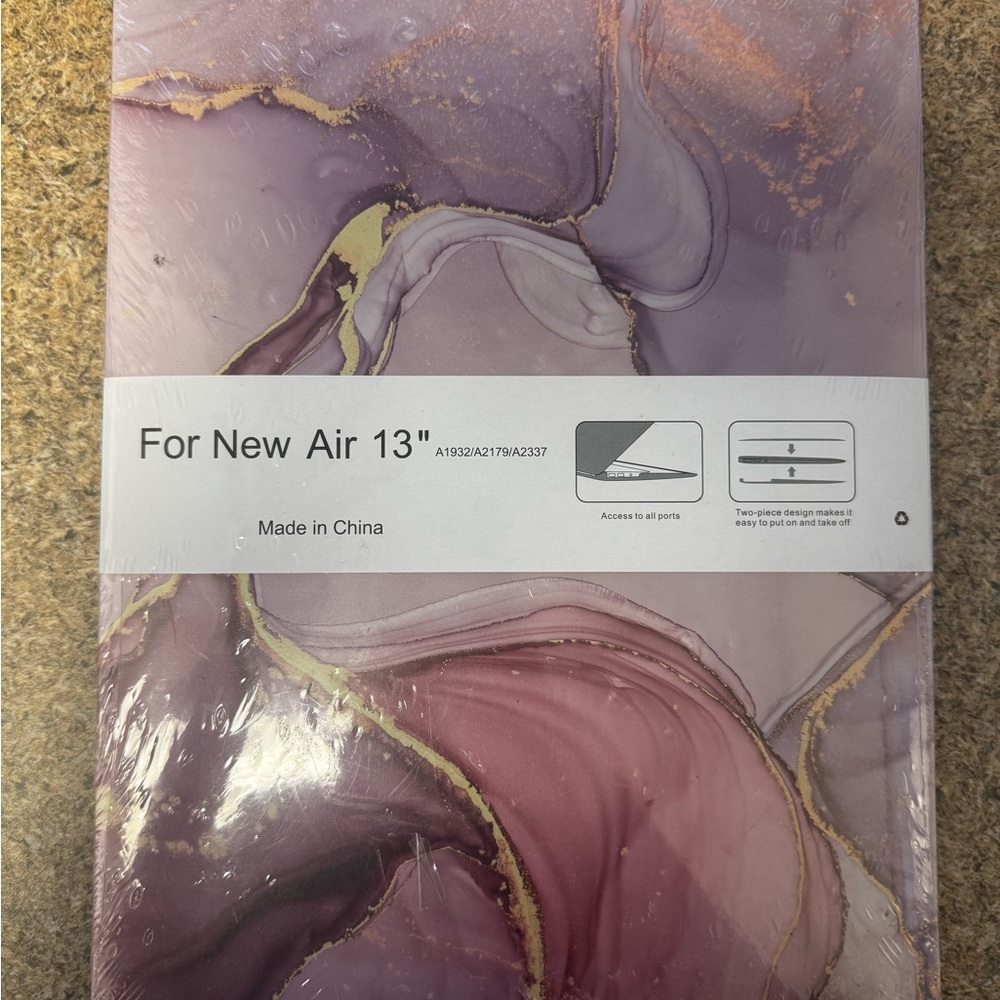Purple Marble MacBook Air 13" Case